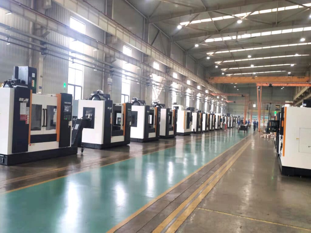 Inside picture of BORUI CNC factory