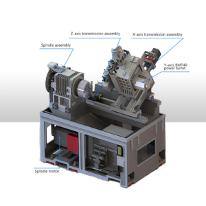 BR-150L CNC slant bed lathe machine (4)
