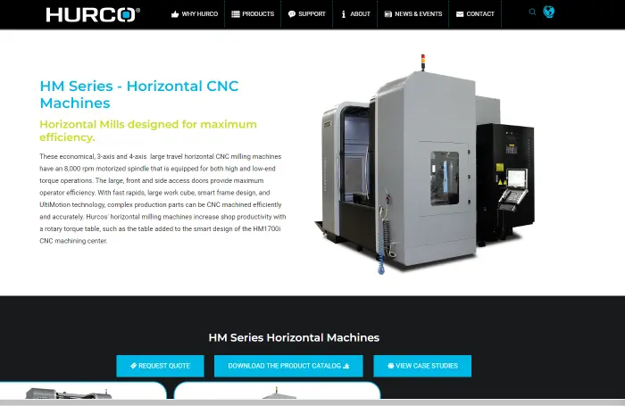 Proveedor de centros de mecanizado horizontal CNC