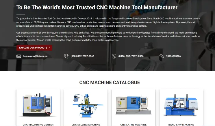 cnc machining center suppliers