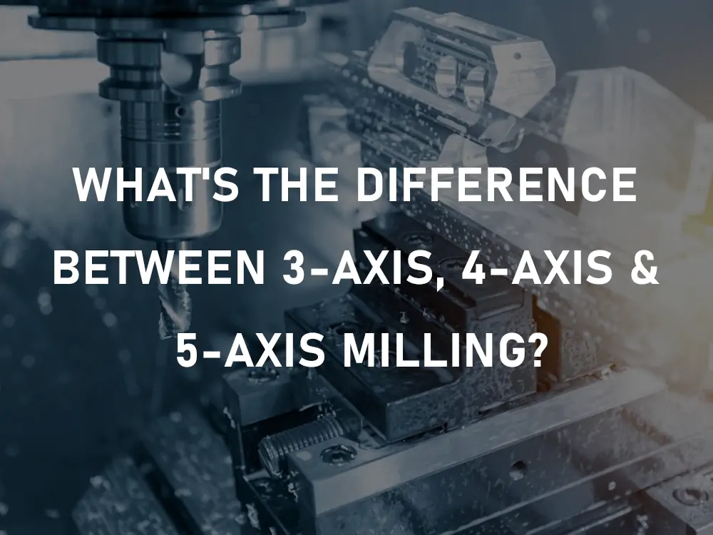 Diferença entre fresamento de 3 eixos, 4 eixos e 5 eixos